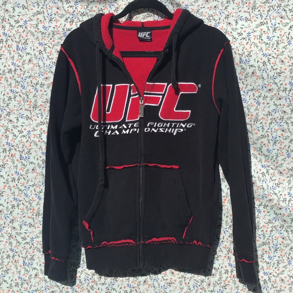badass UFC hoodie, size small/medium